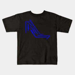 Signature of an AI - Blue Kids T-Shirt